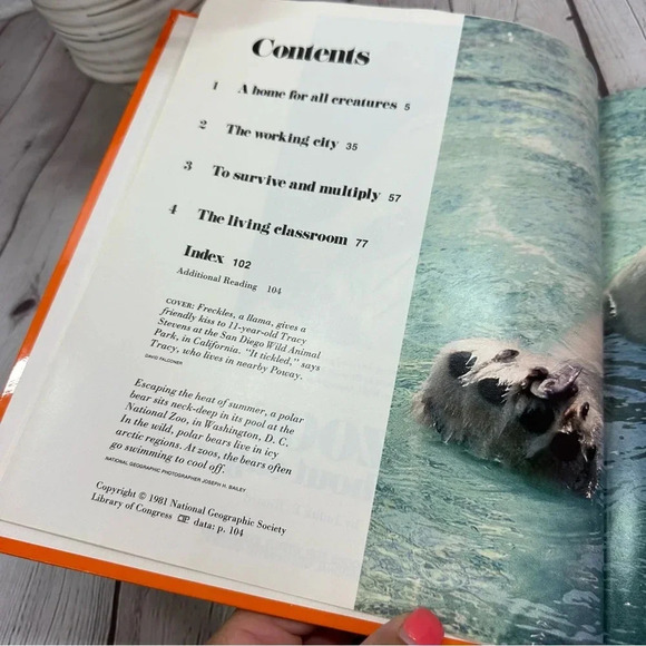 Vintage 1981 National Geographic zoos without cages book - Picture 6 of 8